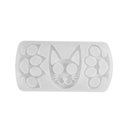 Black Power Fist Hand DIY Resin Art Craft Keychain Keyring Jewelry Silicone Mold
